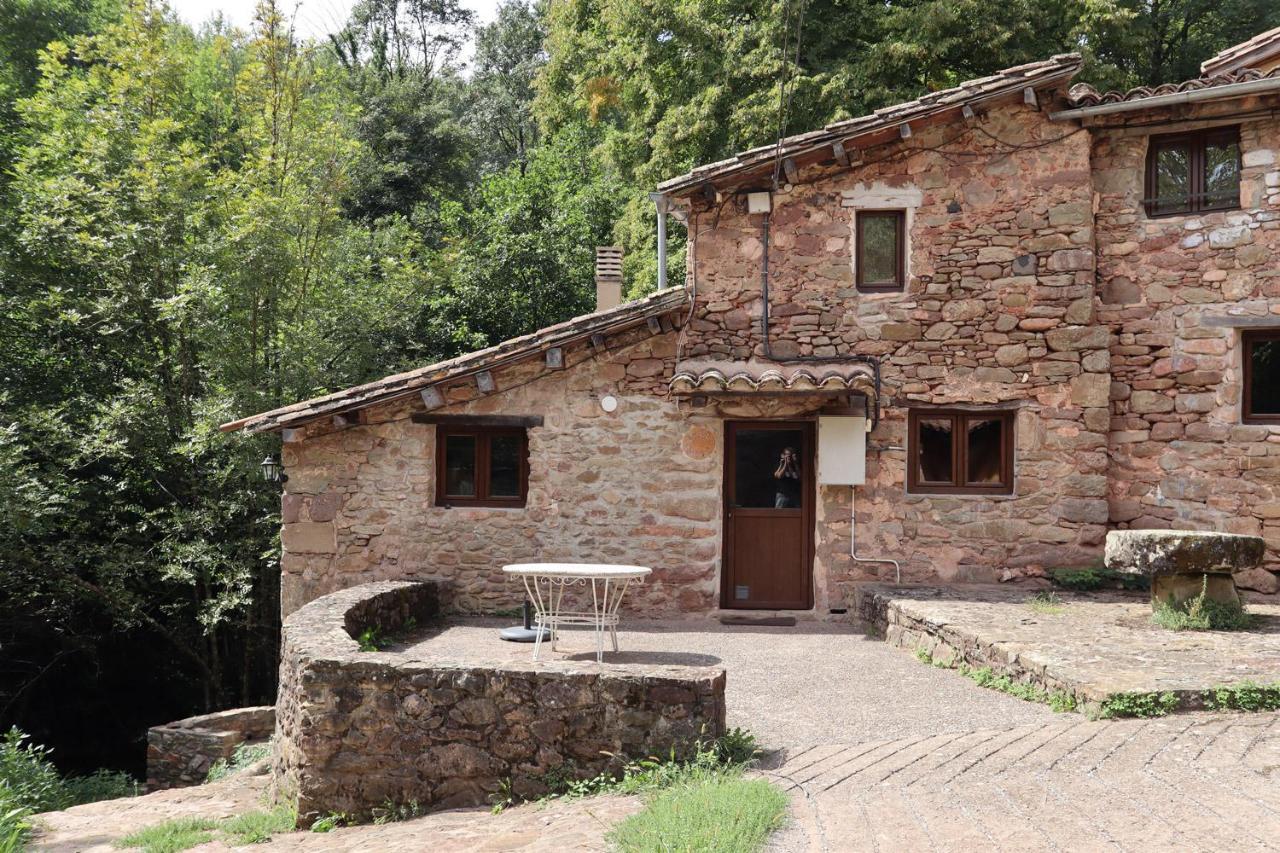 El Moli De Baix Villa Riudaura Exteriör bild